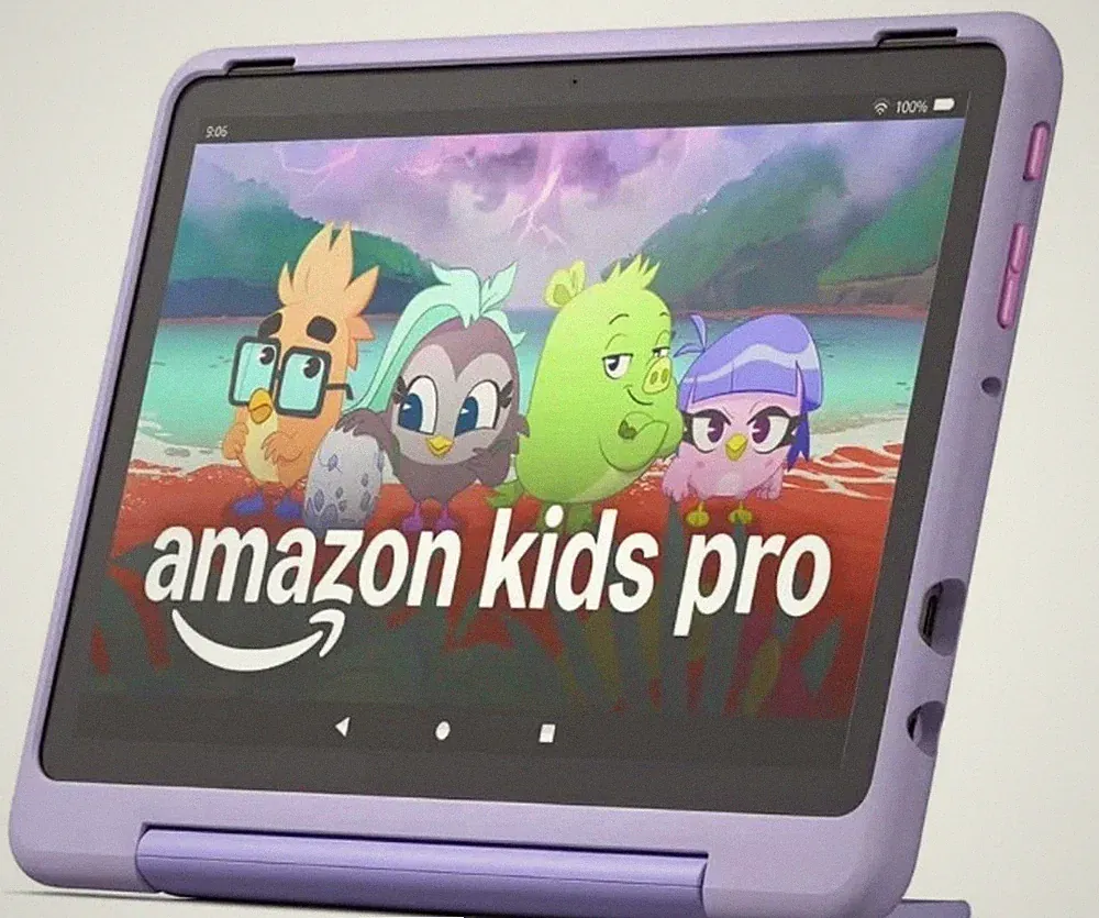 Amazon Fire HD 10 Kids Pro Tablet | 13. Gen. | 32GB | Lila Happy-Day-Design NEU