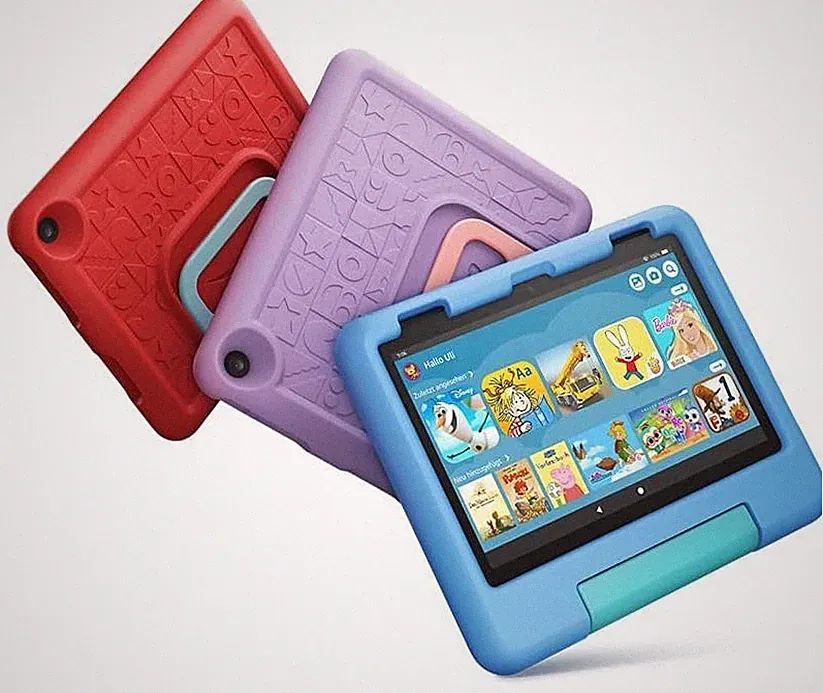 Amazon Fire HD 8 Kids Edition Kinder Tablet 2022 Rot Blau Violett 32 GB 8Zoll
