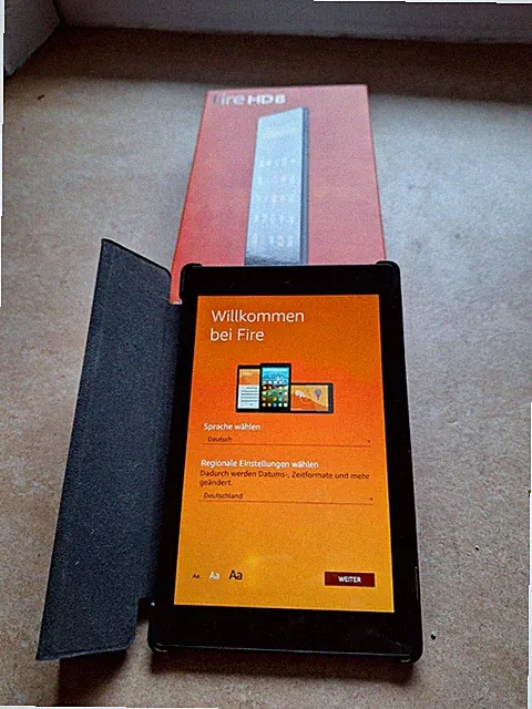 Amazon Fire-Tablet fire HD8, 5. Generation, 16 GB, WLAN, 8 Zoll - Schwarz