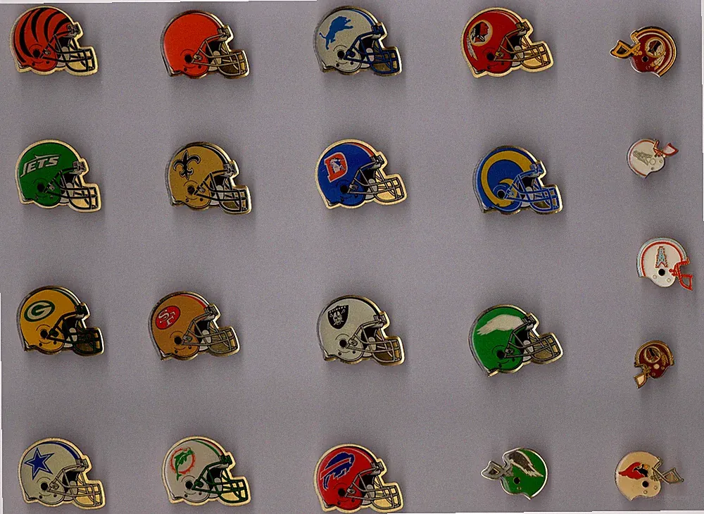 American Football Pin / Helm (Epoxy) Team zur Auswahl