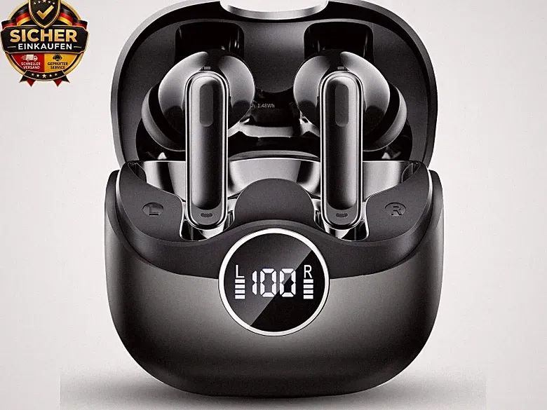 ANC Bluetooth Kopfhörer, 2026 Neu In Ear Kopfhörer Kabellos Bluetooth 5.4 K