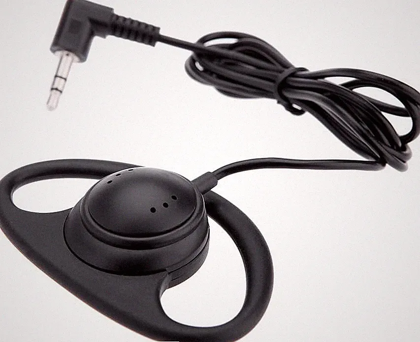 Andoer Mono Kopfhörer Headphone Headset Dual Channel Ohrhörer 3,5 mm K