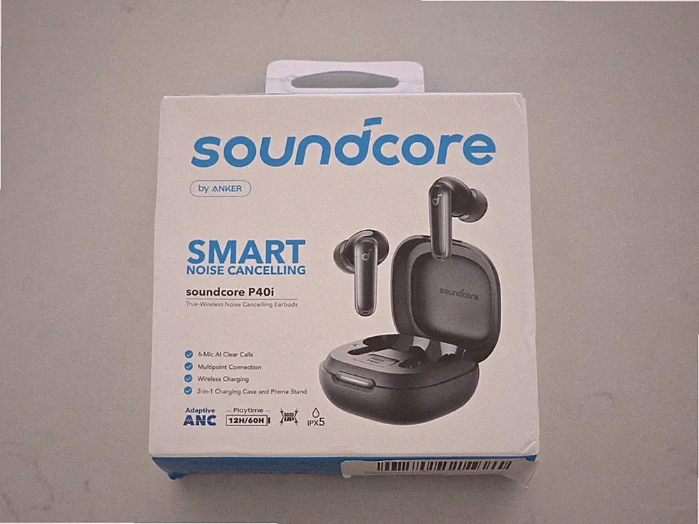 Anker Soundcore P40i True Wireless ANC Kopfhörer Schwarz Wie Neu OVP