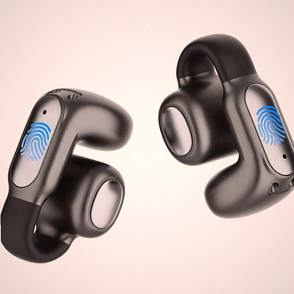 ANSTEN Bluetooth Kopfhörer Open Ear Clip ON ENC HD-Noise Cancelling 80H