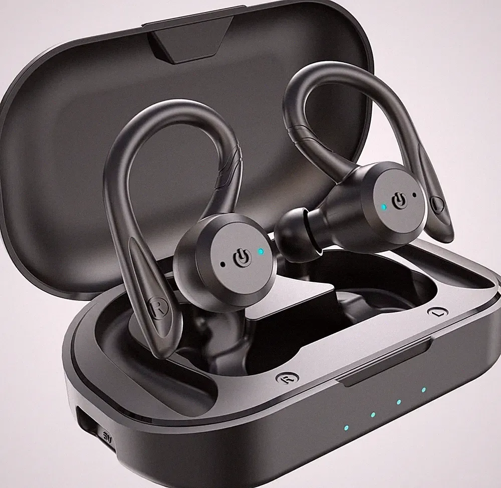 APEKX Wireless Sport Kopfhörer 5.0, IPX7 Wasserdicht, Stereo-Sound, Mikrofon