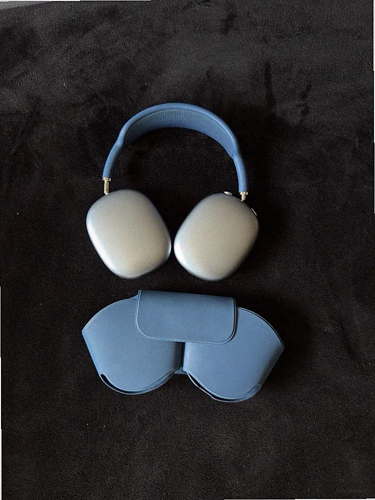 Apple Air Pods Max Space grau blau Lightning Kopfhörer neuwertig Over Ear
