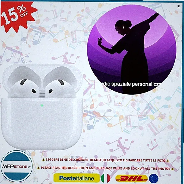 Apple AirPods 4 Wireless Bluetooth In-Ear USB-C Audio-Spatial getestet
