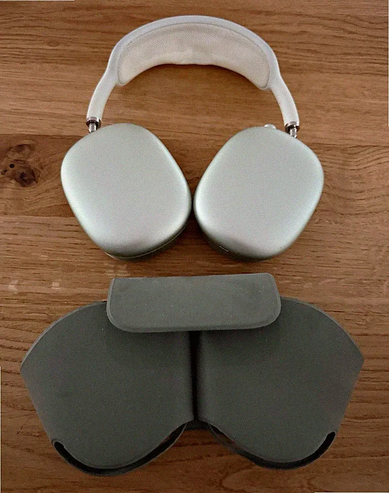 Apple AirPods Max Over-Ear Kopfhörer Grün/Silber Bluetooth Lightning Smart Case