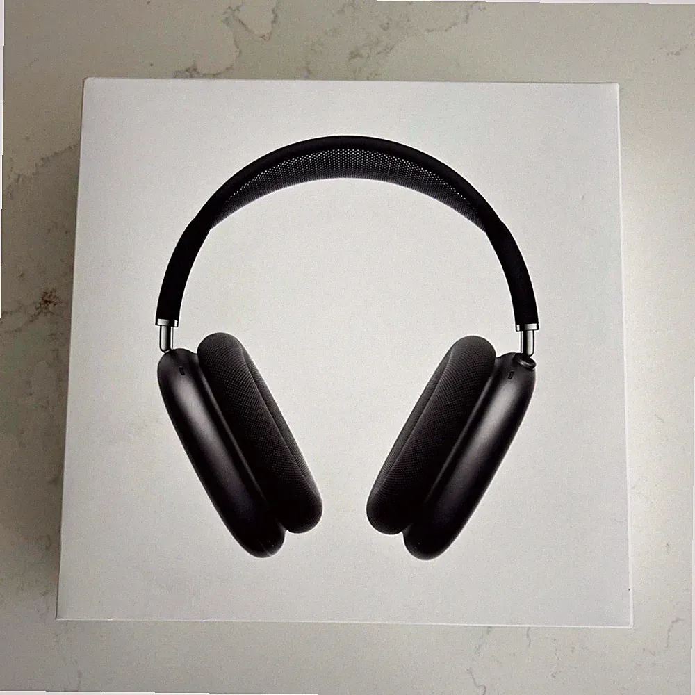 Apple AirPods Max Over-Ear Kopfhörer Kopfbügel mit Smart Case, Schwarz