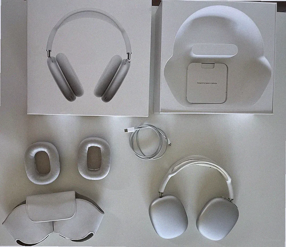 Apple AirPods Max Over-Ear Kopfhörer Kopfbügel Silber/Weiß Bluetooth