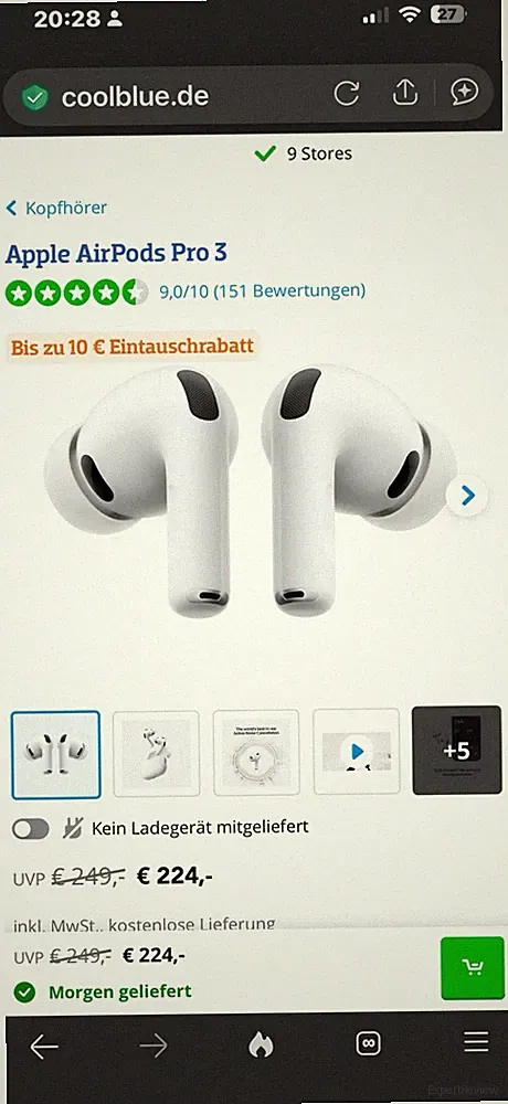Apple AirPods Pro 3 - 3. Generation, Neu, Versiegelt, in OVP