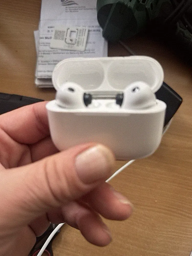 Apple AirPods Pro 3 In-Ear-Kopfhörer Bluetooth kabellos mit Ladecase Weiß