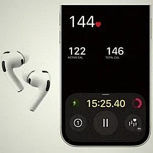 Apple Airpods Pro 3 True Wireless Earbud Stereo Earset Siri Binaural In-Ear Blau