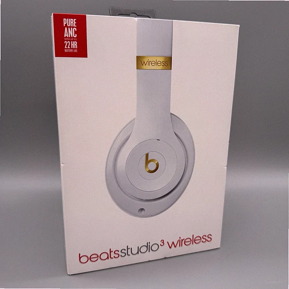 Apple Beats Studio 3 Wireless Bluetooth Kopfhörer On-Ear White-Gold OVP✅