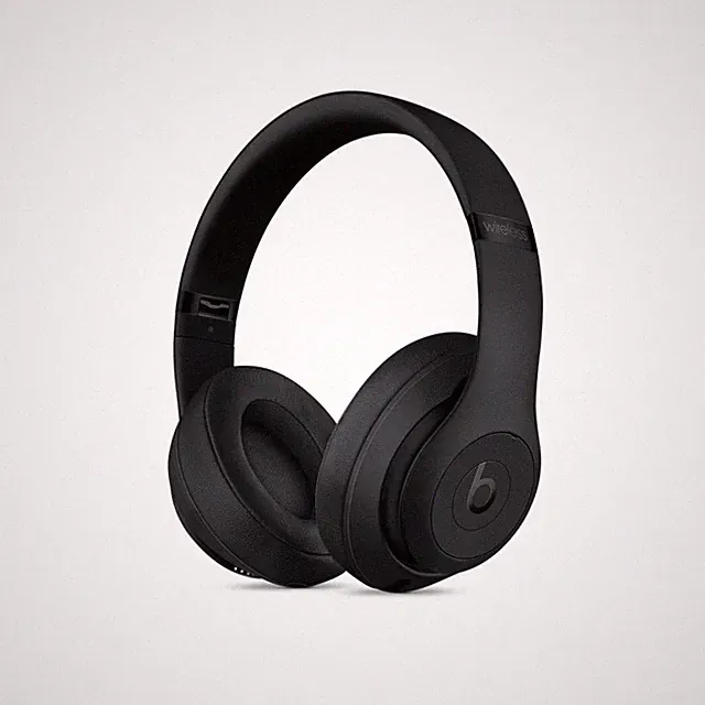 APPLE Beats Studio3 Wireless Over-Ear Headphones Matte Black - EU Version
