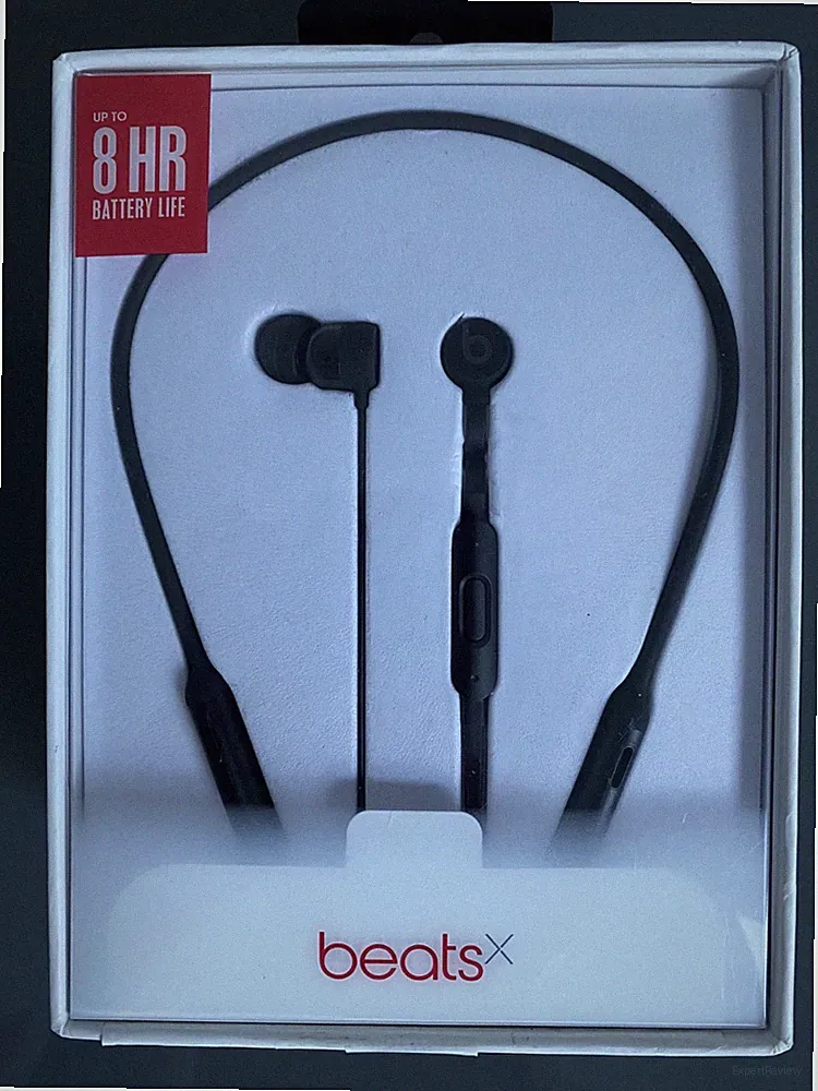 Apple beats x black-ZML A1763 Bluetooth Kopfhörer Flex-Form-Kabel - NEU