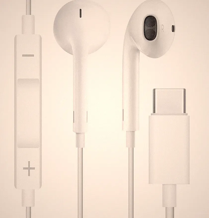Apple EarPods USB-C Kopfhörer In-Ear Headset Mikrofon Weiß für Iphone 17, 16, 15