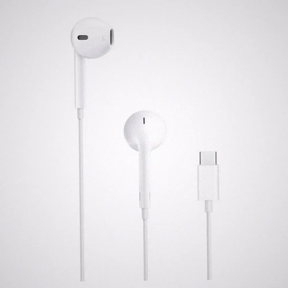Apple EarPods USB-C Kopfhörer Kabelgebunden Mikrofon Weiß