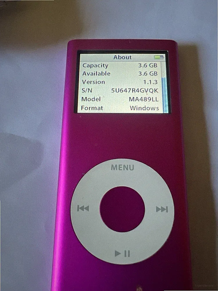 Apple iPod Nano A1199 4GB pink tragbarer Mediaplayer