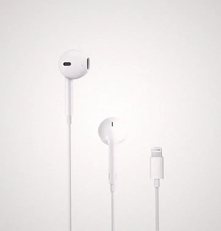 APPLE MMTN2ZM/A EarPods mit Lightning, In-ear Kopfhörer Weiß