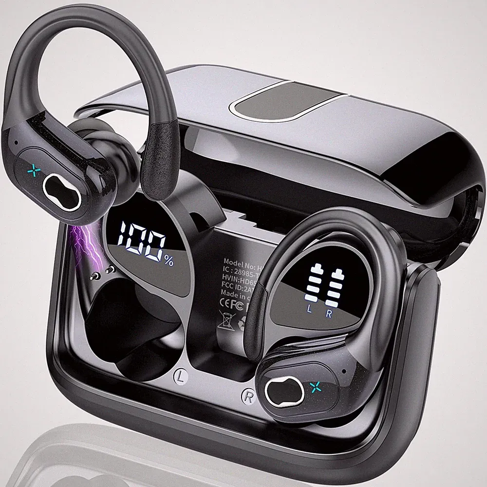 Aptkdoe HD65 In Ear Kopfhörer Kabellos Bluetooth 5.4 mit ENC, 75 Std Spielzeit