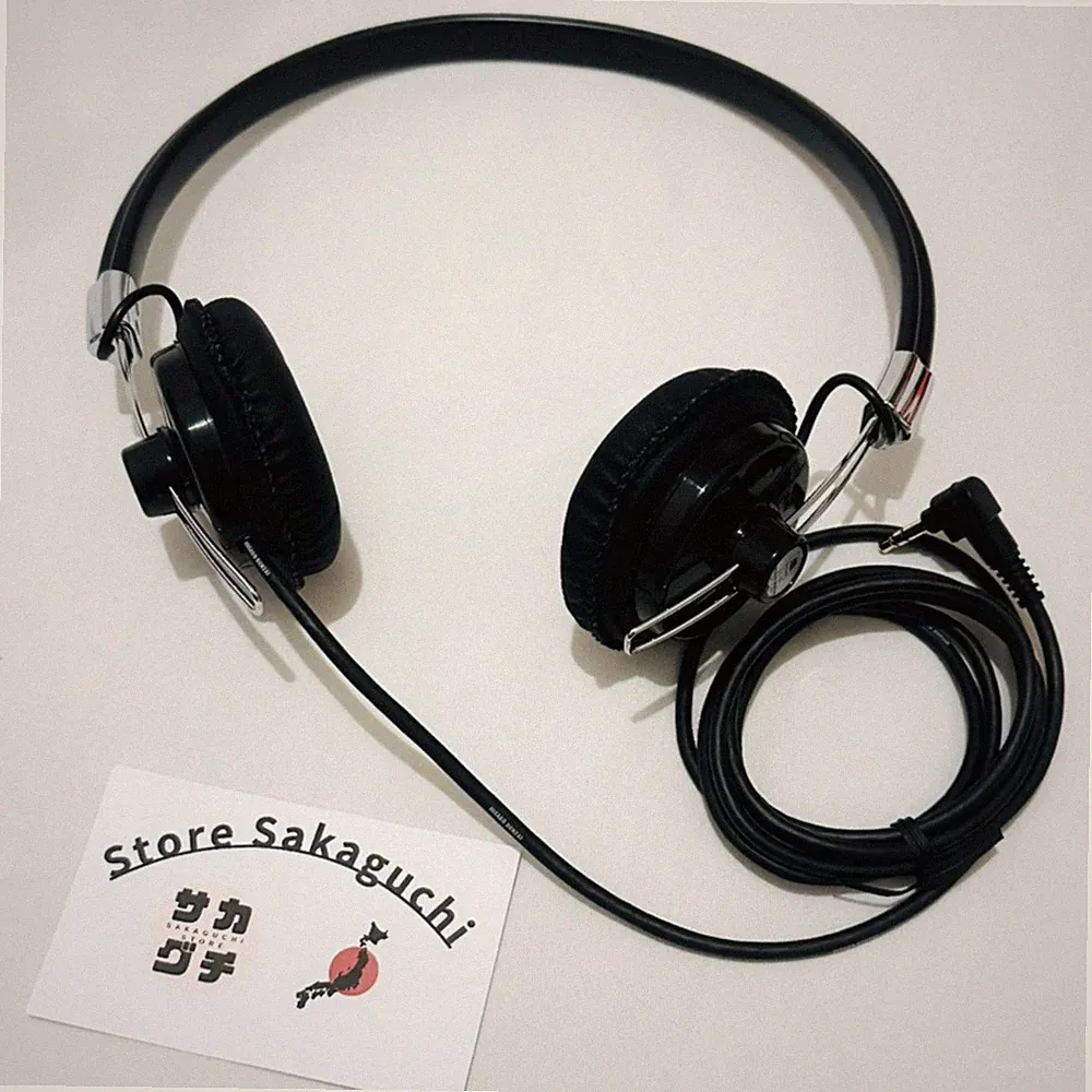 ASHIDAVOX Hi-Res On-Ear Kabelgebundene Kopfhörer Hergestellt in Japan Retro...