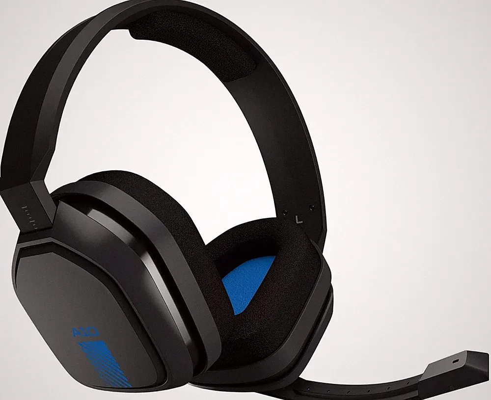 ASTRO A10 Kabelgebunden Gaming Headset für PS4 - Schwarz/Blau Gaming Kopfhörer