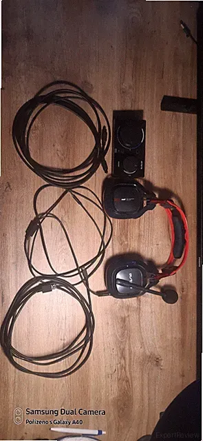Astro A40 TR Gaming Headset, MixAmp Pro, PC, Xbox, Schwarz-Rot