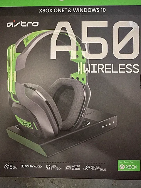 Astro A50 Gaming Headset Schwarz Xbox Pc Wireless Gaming Headset