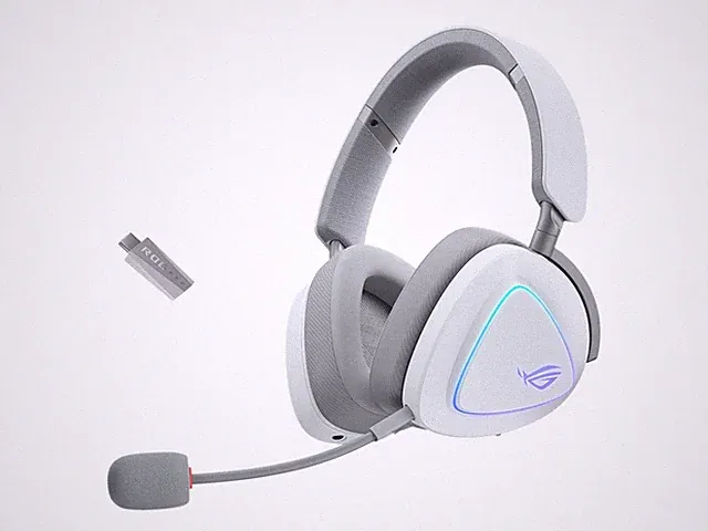 ASUS ROG Delta II , Gaming-Headset weiß, WLAN, Bluetooth
