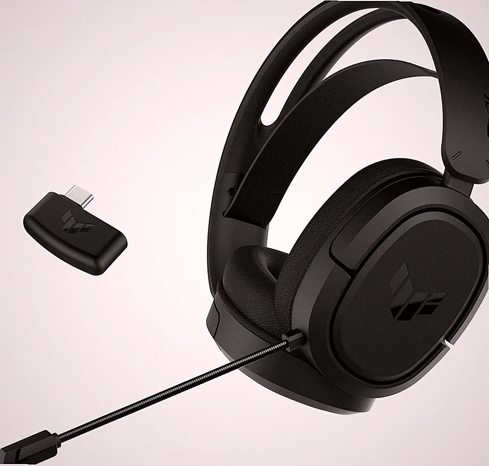 ASUS TUF GAMING H1 Wireless Headset (kabellos, 7.1-Surround-Sound, Schwarz)