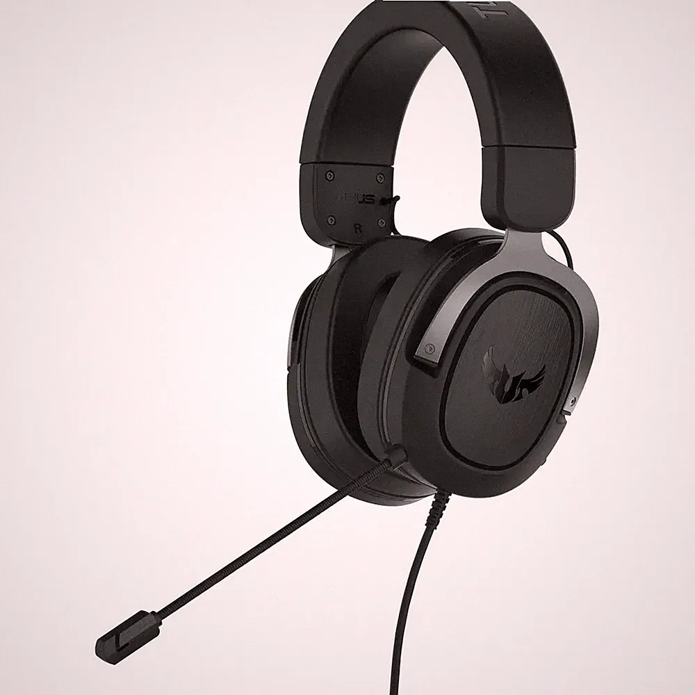 Asus TUF H3 Over Ear Headset kabelgebunden 7.1 Surround Gun Metall Gaming