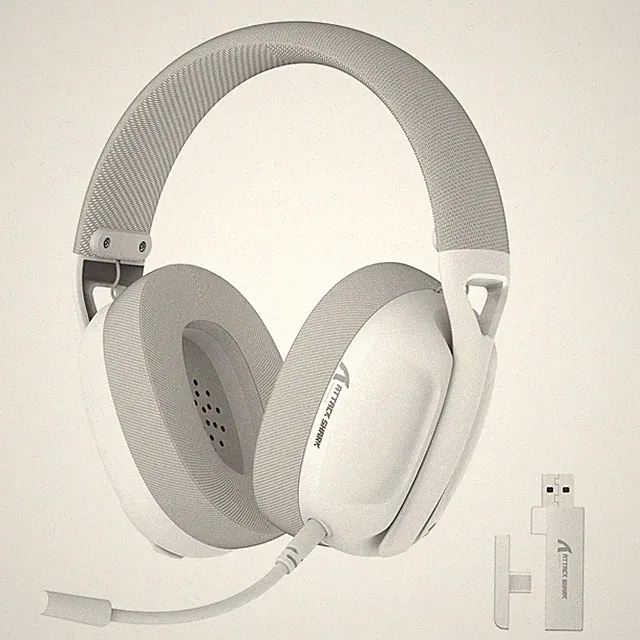 ATTACK SHARK L80 Ultraleicht Kabelloses Gaming Headset 3D Surround Sound RGB