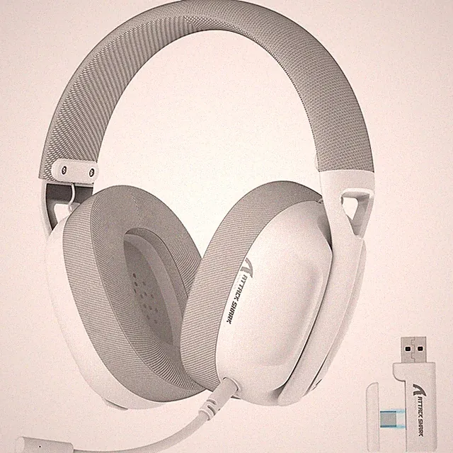 ATTACK SHARK L80 180g Gaming Headset Over-Ear, kabelgebunden/BT/2.4G Wireless