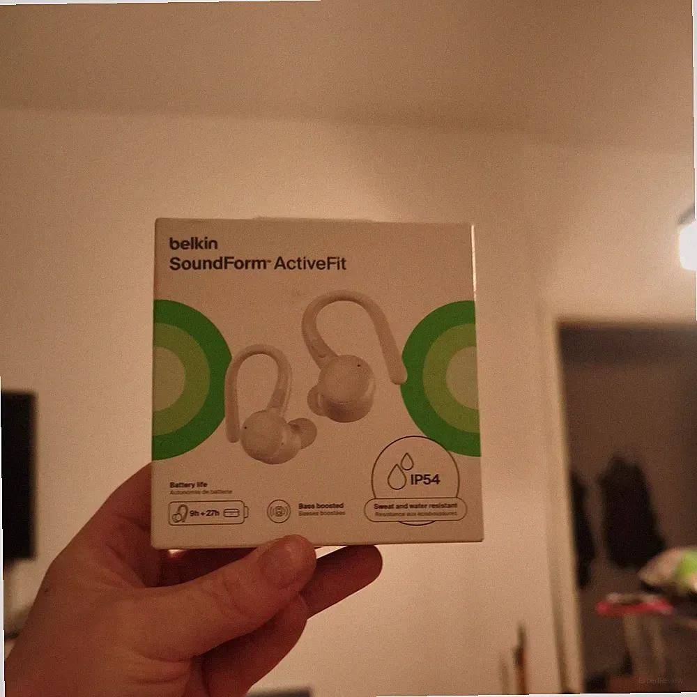 AUC016HQCR Belkin SoundForm Activefit Sports Earbuds Cream Kopfhörer Kabell ~D~