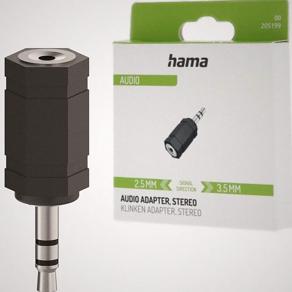 Audio Kopfhörer-Adapter 2,5mm Buchse Kupplung zu 3,5mm Klinke Klinken-Stecker