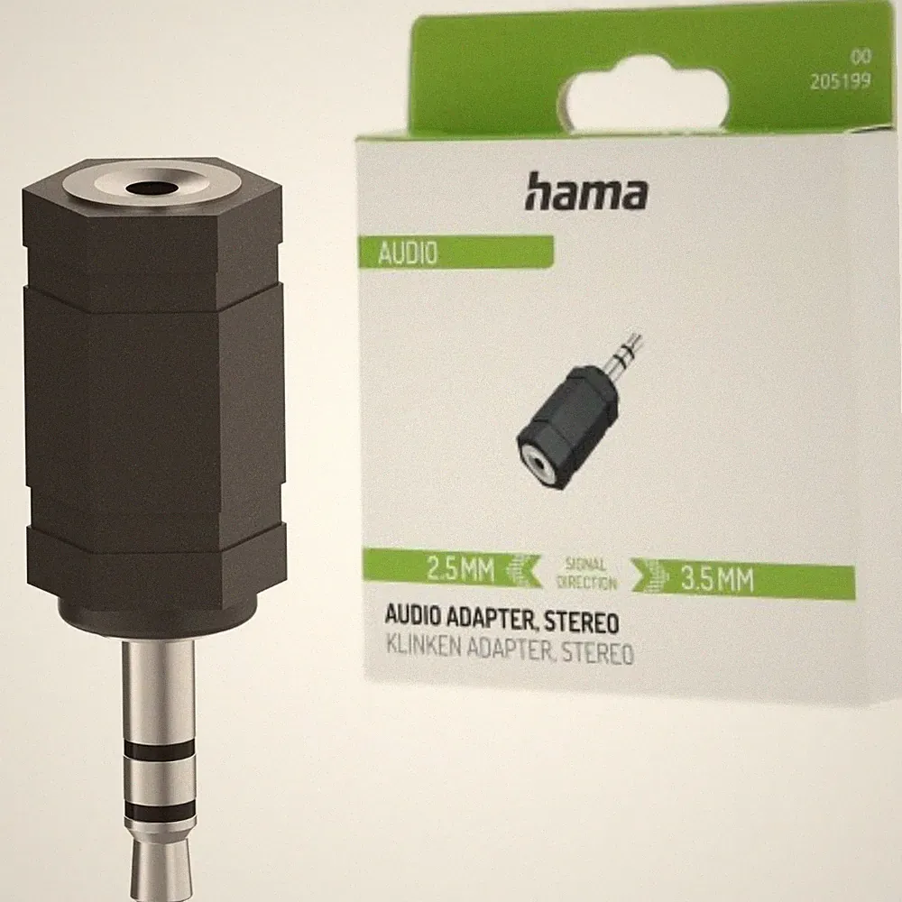 Audio Kopfhörer-Adapter 2,5mm Buchse Kupplung zu 3,5mm Klinke Klinken-Stecker