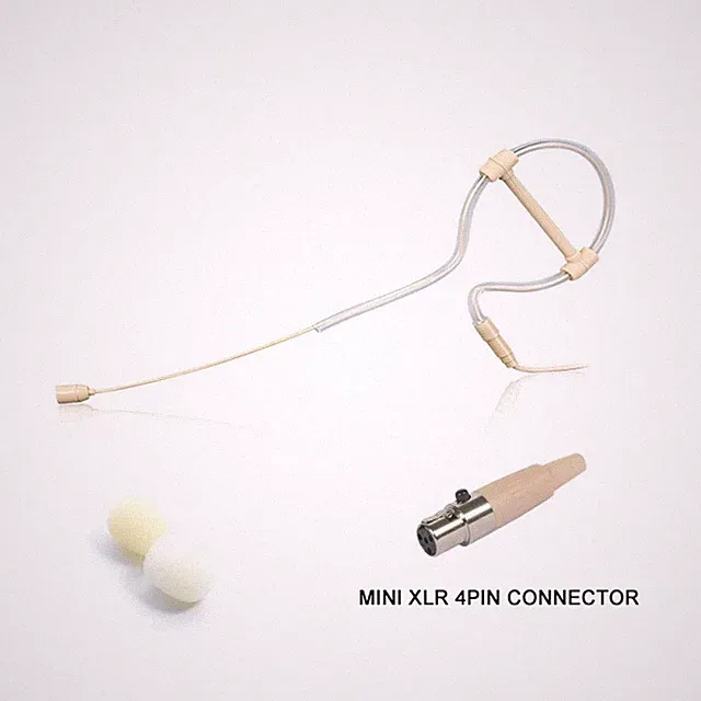 Audio Kopfhörer Mikrofon In-Ear-Kopfhörer Direktional Ohrhörer Mit 2 Deckel