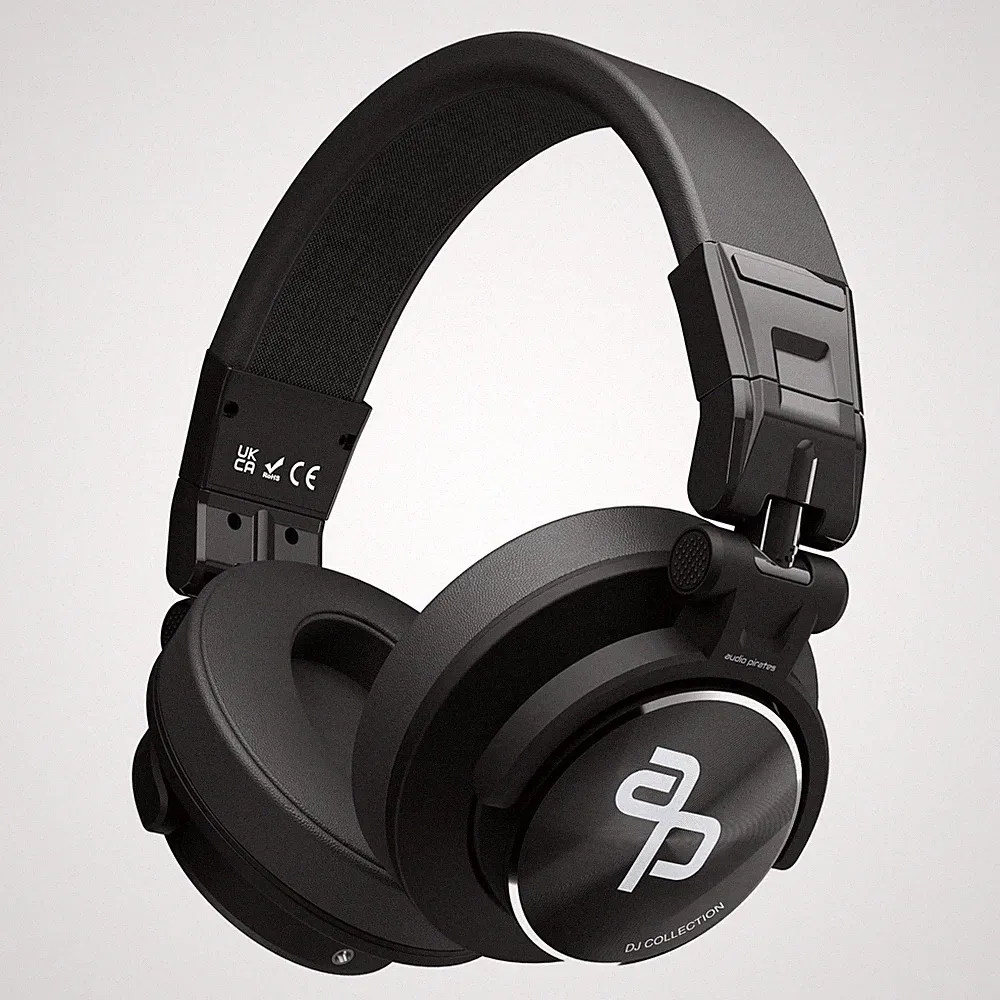 audio pirates John DJ Over-Ear DJ Kopfhörer mit Case 3m Kabel
