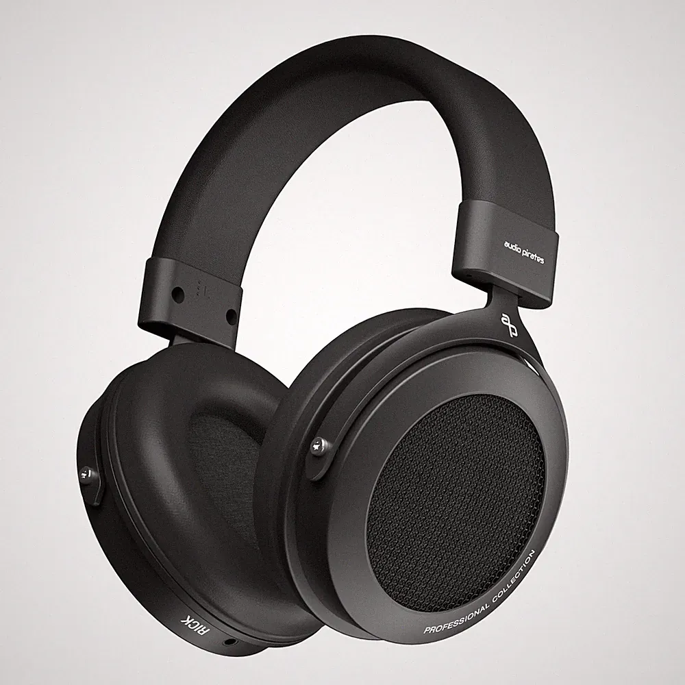 audio pirates Rick Professional HiFi-Kopfhörer Open Design mit Case 3m Kabel