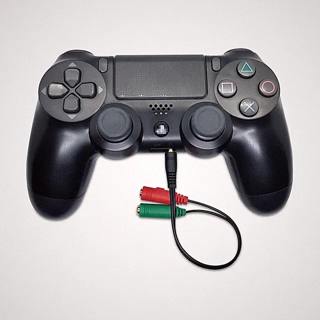Audio Splitter Adapter 3,5mm Klinke PC Gaming-Headset an PS5 PS4 Xbox Controller