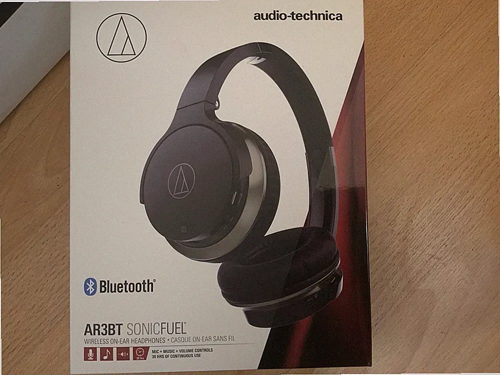 Audio-Technica AR3BTKabelloser Kopfhörer Musik Headset Bluetooth in schwarz