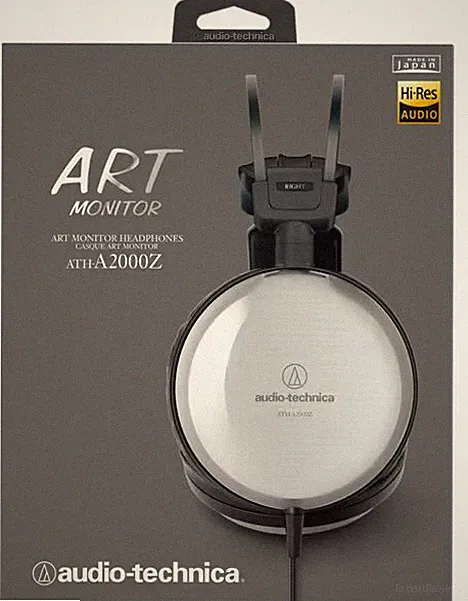 Audio-Technica ATH-A2000Z Art Monitor Hi-Res Over-Ear Kopfhörer Silber
