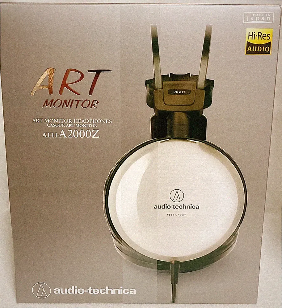 Audio-Technica ATH-A2000Z Art Monitor Hi-Res Over-Ear Kopfhörer Silber
