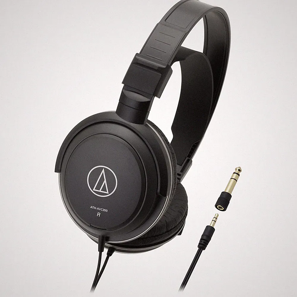 Audio-Technica ATH-AVC200, Kopfhörer, schwarz
