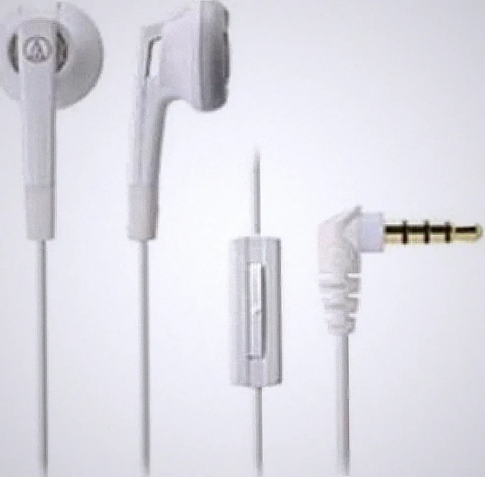 Audio-Technica ATH-C505iS WH Kabelgebundene Kopfhörer mit Mikrofon Weiß Japan...