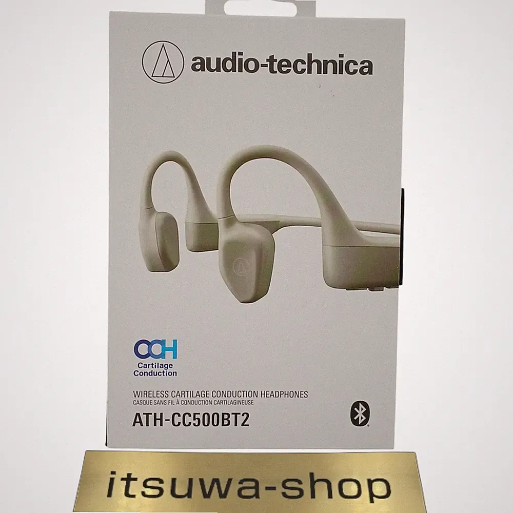 Audio-Technica ATH-CC500BT2 Knorpelleitung beige kabellose Kopfhörer