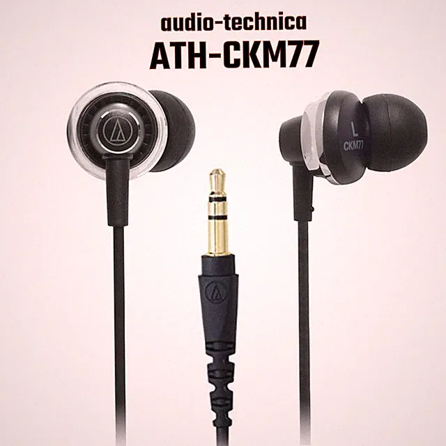 Audio Technica ATH-CKM77 Premium Kopfhörer In-Ear Headphone Earphone