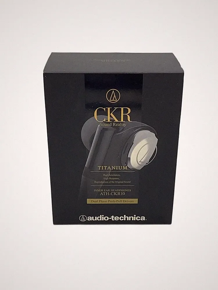 Audio-Technica ATH-CKR10 In-Ear Kopfhörer schwarz mit Karton gebraucht