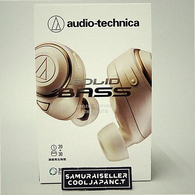 audio-technica ATH-CKS50TW Beige Kabellose Kopfhörer Noise Cancel Bluetooth NEU